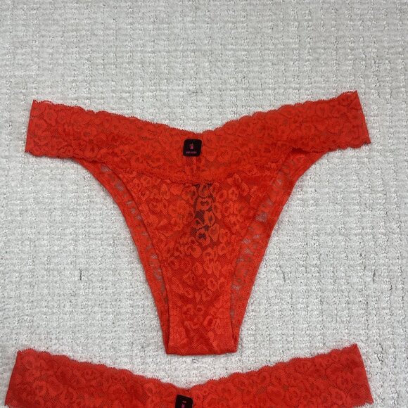 LOT x2 La Senza Mini Cheeky Lace Panties Women Sz Medium BRAND NEW - Picture 2 of 6